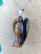 Cargar imagen en el visor de la galería, Colgante Ojo Tigre Ángel Mod. 2