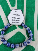 Cargar imagen en el visor de la galería, Pulsera Elástica Sodalita 8 mm