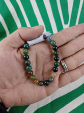 Cargar imagen en el visor de la galería, Pulsera Elástica Ágata India 8 mm