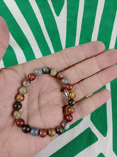 Cargar imagen en el visor de la galería, Pulsera Elástica Jaspe Picasso 8 mm