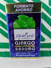 Cargar imagen en el visor de la galería, Ginkgo Biloba 6500 mg 80 capsulas