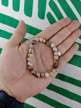 Cargar imagen en el visor de la galería, Pulsera Elástica Jaspe Cebra Australiano 8 mm