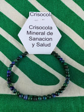 Cargar imagen en el visor de la galería, Pulsera Elástica Crisocola 4 mm