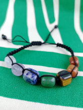Cargar imagen en el visor de la galería, Pulsera Macrame Rodado 7 Chakras