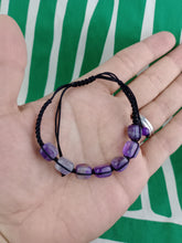 Cargar imagen en el visor de la galería, Pulsera Macrame Rodado de Amatista