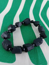 Cargar imagen en el visor de la galería, Pulsera Turmalina + Agata Negra