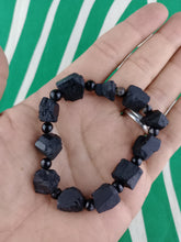 Cargar imagen en el visor de la galería, Pulsera Turmalina + Agata Negra