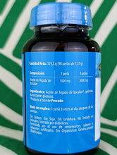 Cargar imagen en el visor de la galería, Aceite de Bacalao 1000 mg 90 Perlas