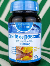 Cargar imagen en el visor de la galería, Omega 3 de 1000 mg 60 perlas Naturmil