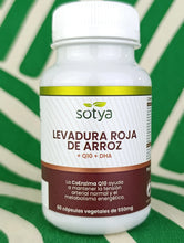 Cargar imagen en el visor de la galería, Levadura de Arroz Rojo + Q10 + DHA 60 Capsulas