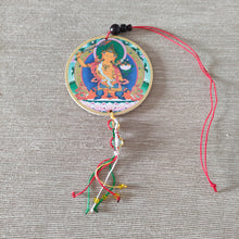 Cargar imagen en el visor de la galería, Colgante Coche o Ventana Manjushri (Sabiduria)