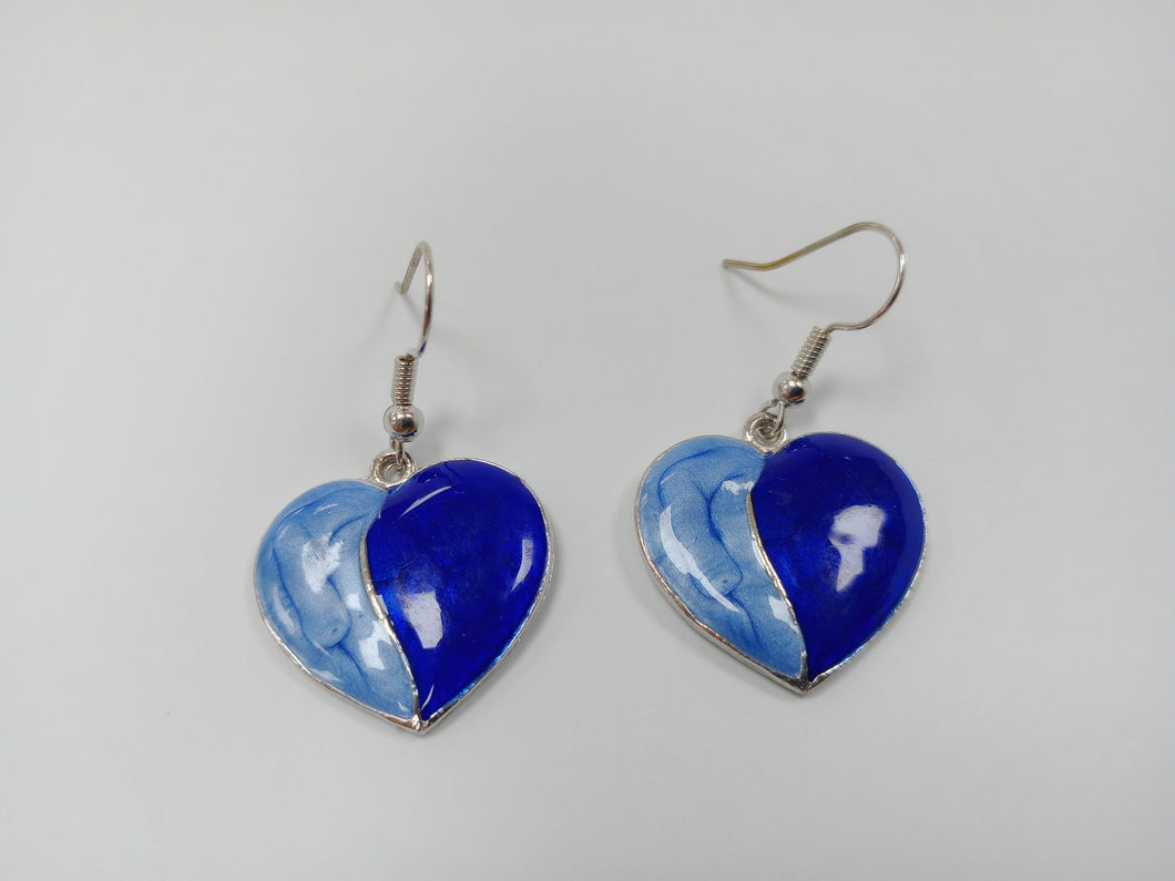 Pendientes Gaudi Corazones Azules