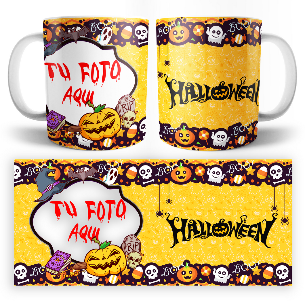 Taza Truco o Trato Personalizable