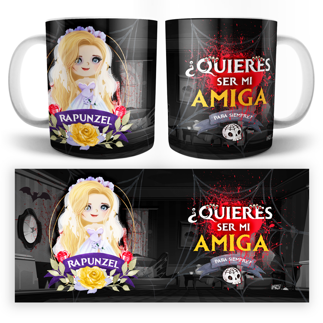 Taza Rapunzel La novia Cadaver