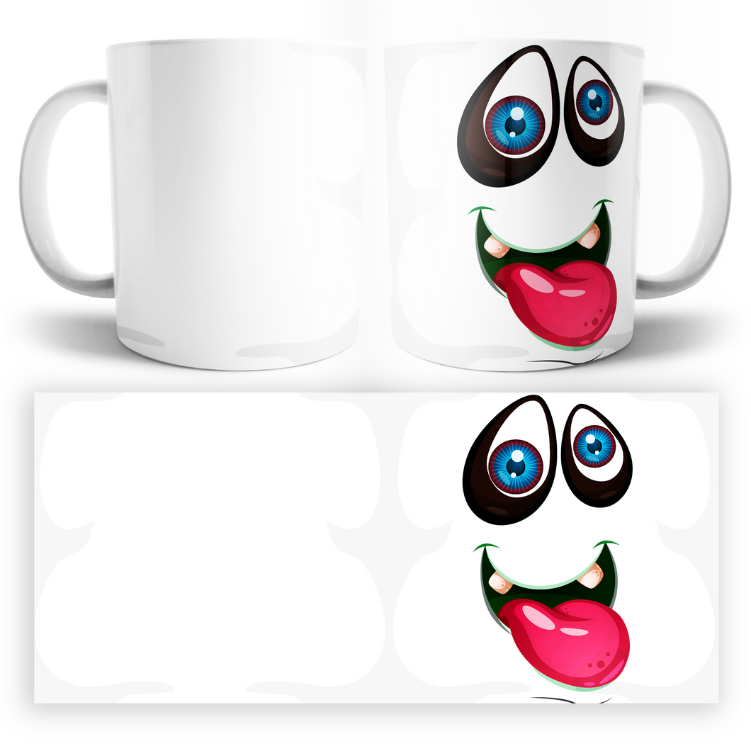 Taza Fantasma Mockup Personalizable