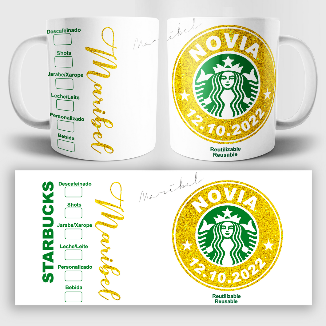 Taza Starbucks 3 (Personalizada)