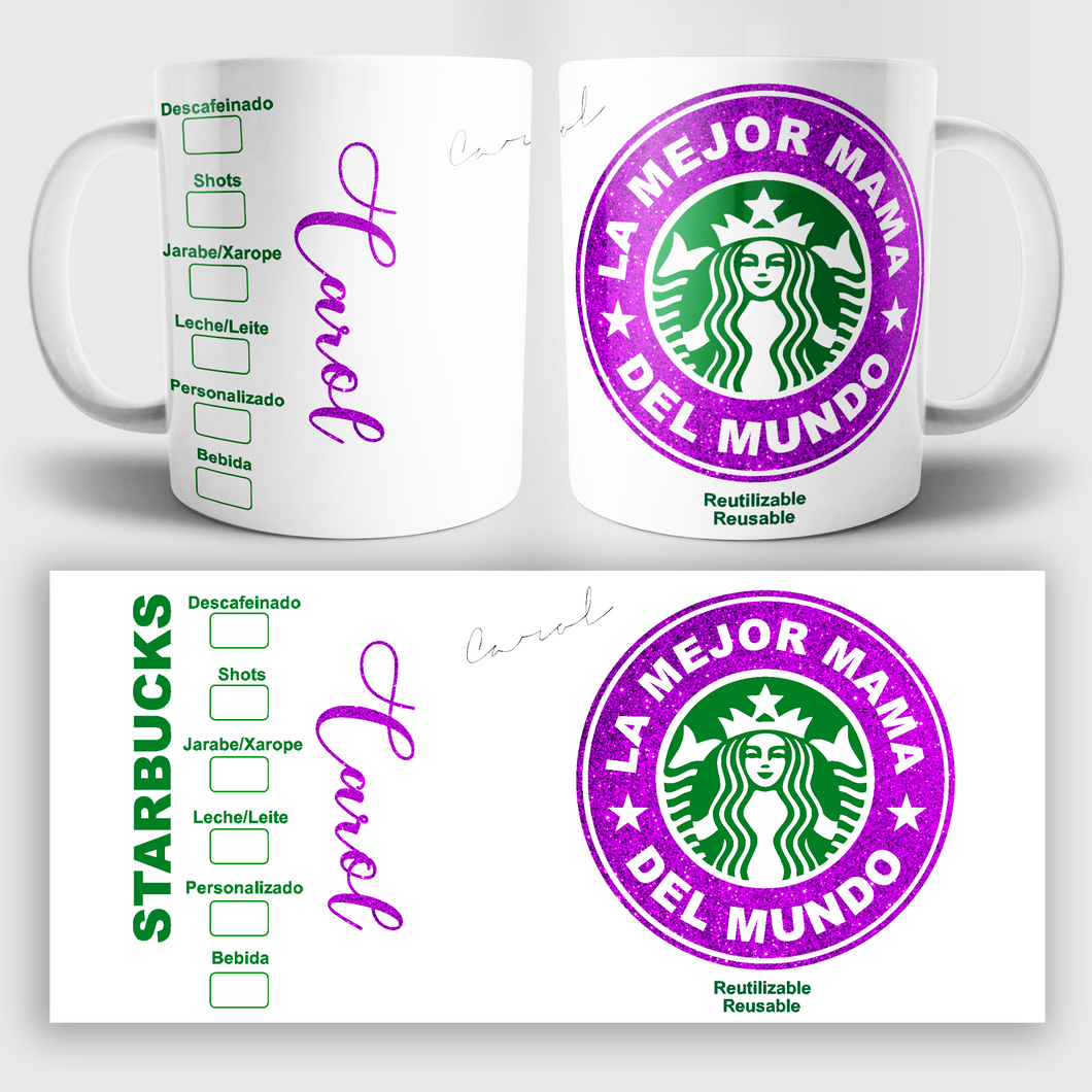 Taza Starbucks 4 (Personalizada)