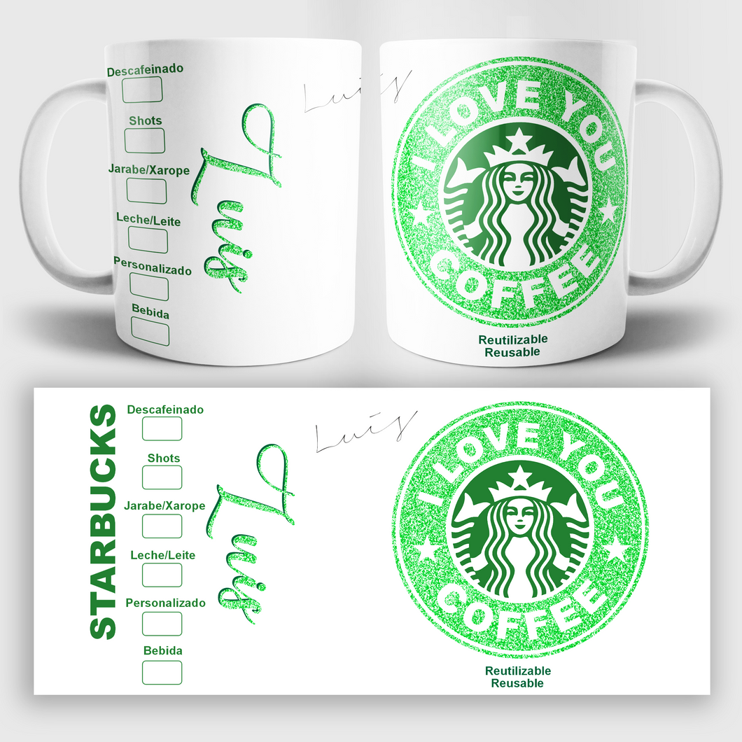 Taza Starbucks 8 (Personalizada)