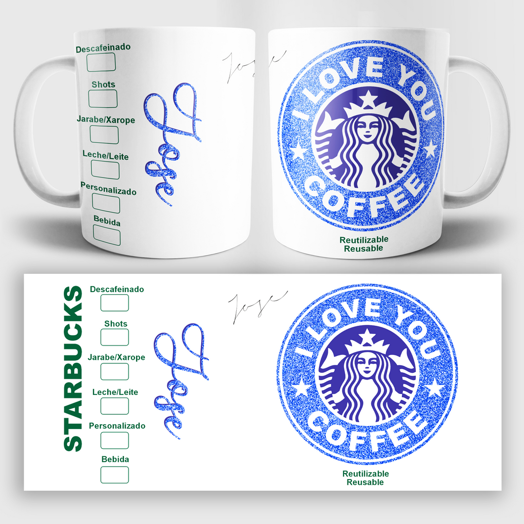 Taza Starbucks 9 (Personalizada)