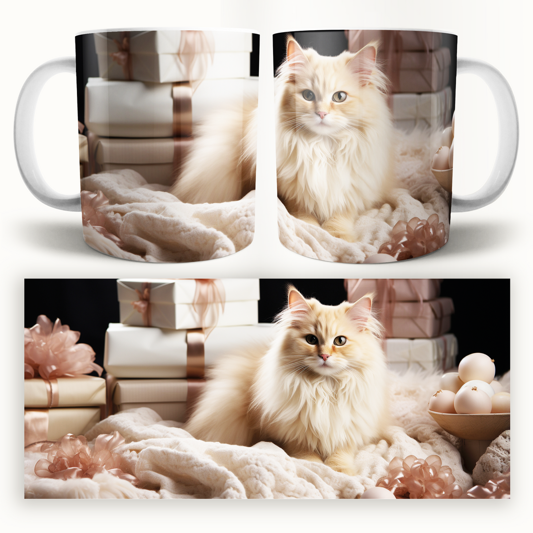 Taza Gato Navidad 3