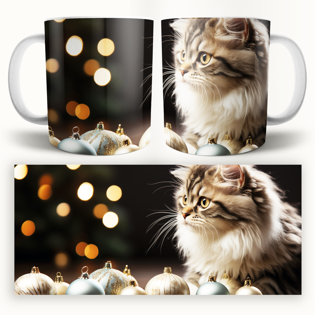 Taza Gato Navidad 5