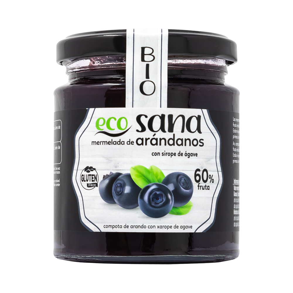 Mermelada Arandano S/Azucar con Agave 260 grs
