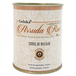 Incienso Conos Reflujo Ruda Goloka