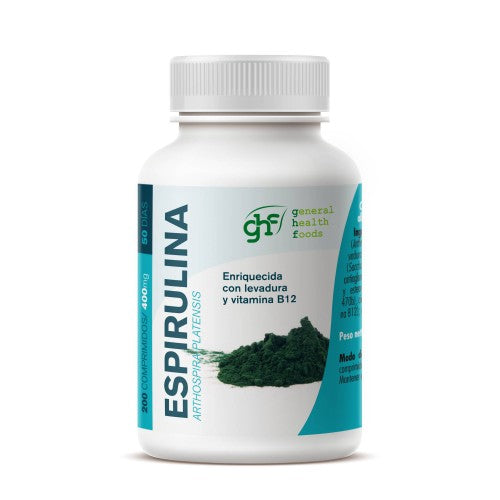 Espirulina 200 comprimidos de 400 mg