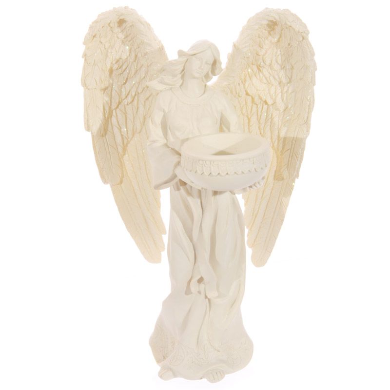 Portavelas de Té Figura de Ángel 23cm