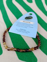 Cargar imagen en el visor de la galería, Pulsera Agata 4 mm
