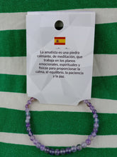Cargar imagen en el visor de la galería, Pulsera Amatista 4 mm
