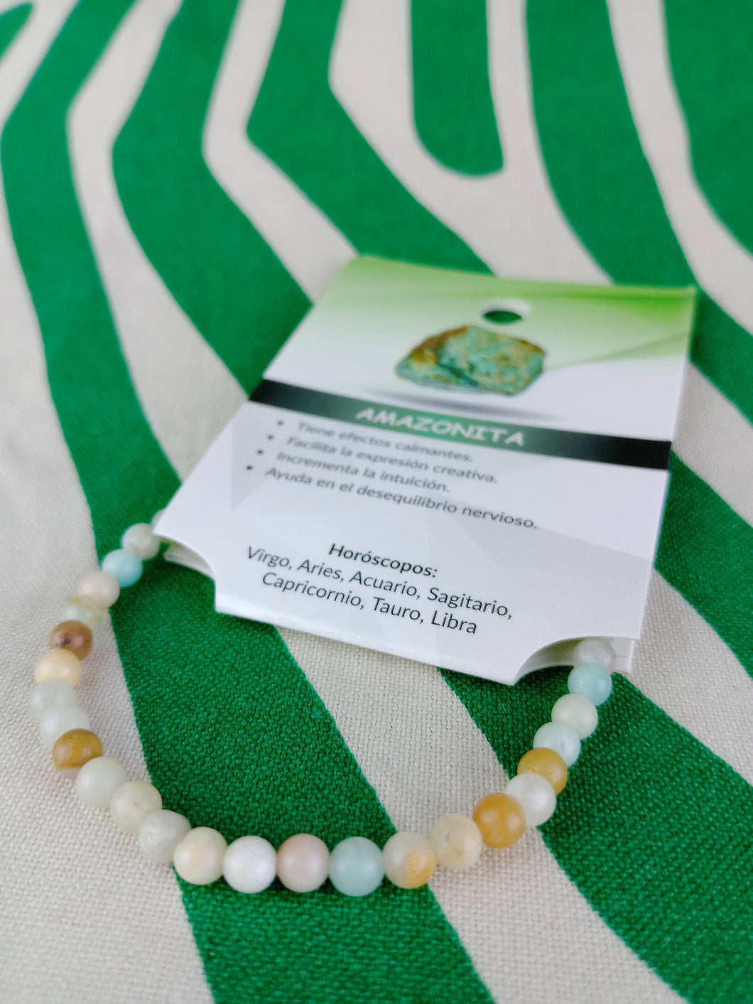 Pulsera Amazonita 4 mm