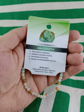 Cargar imagen en el visor de la galería, Pulsera Amazonita 4 mm
