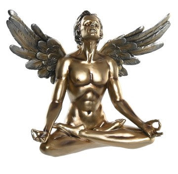 Figura Angel Masculino Dorado