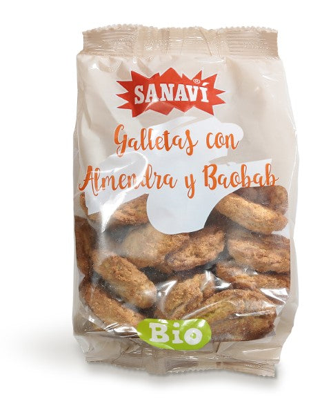 Galleta Almendra y Baobab Bio 250 grs