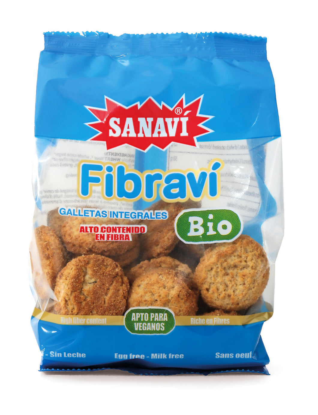 Galletas Fibravi BIO (coco y vainilla) 300 grs