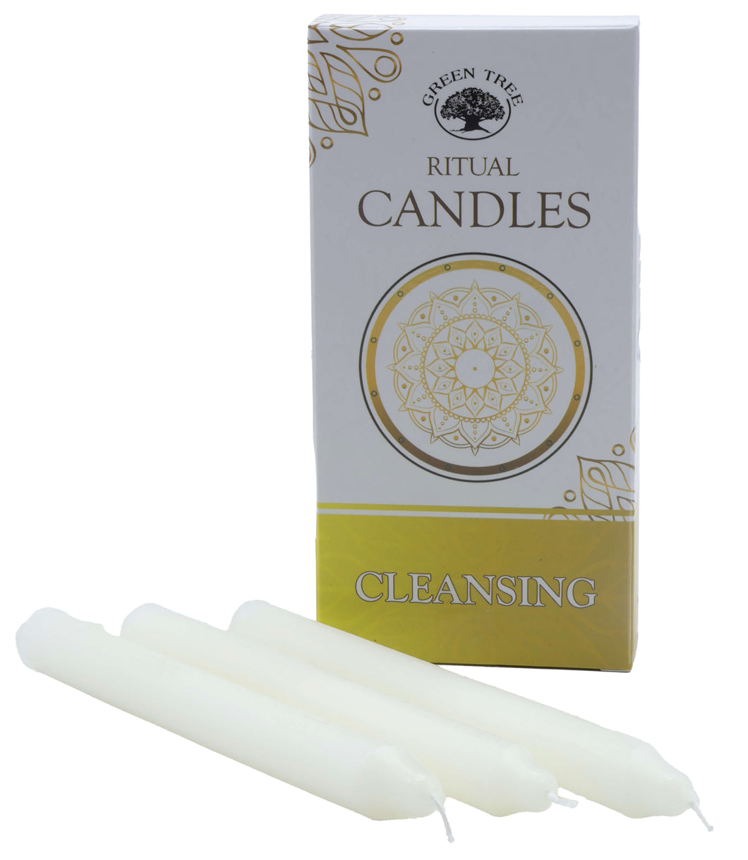 Pack 10 Velas Promesa Blancas