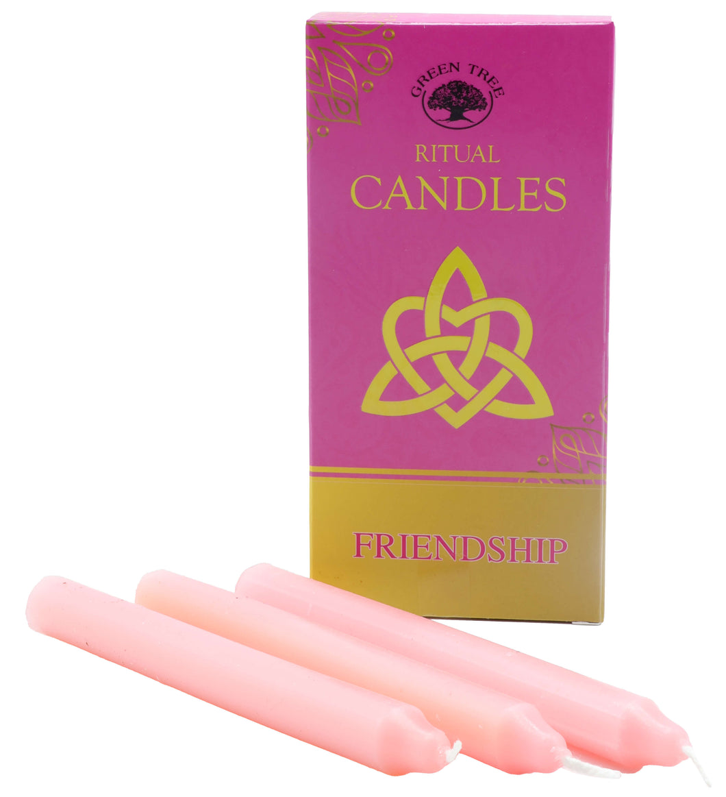 Pack 10 Velas Promesa Rosas