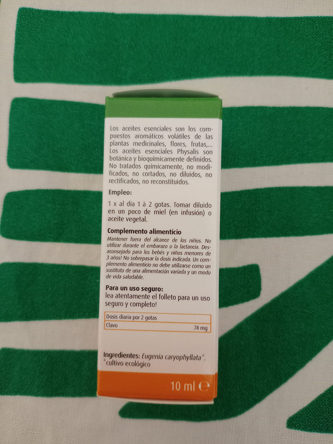 Aceite Esencial de Clavo (Eugenia caryophyllata) 10 ml