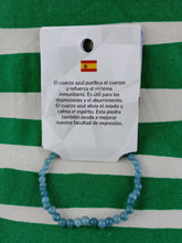 Cargar imagen en el visor de la galería, Pulsera Cuarzo Azul 4 mm
