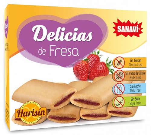 Delicias fresa barritas Harisín 150 grs