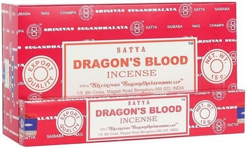 Incienso Dragon Blood (Sangre de Dragon) Satya 15 grs