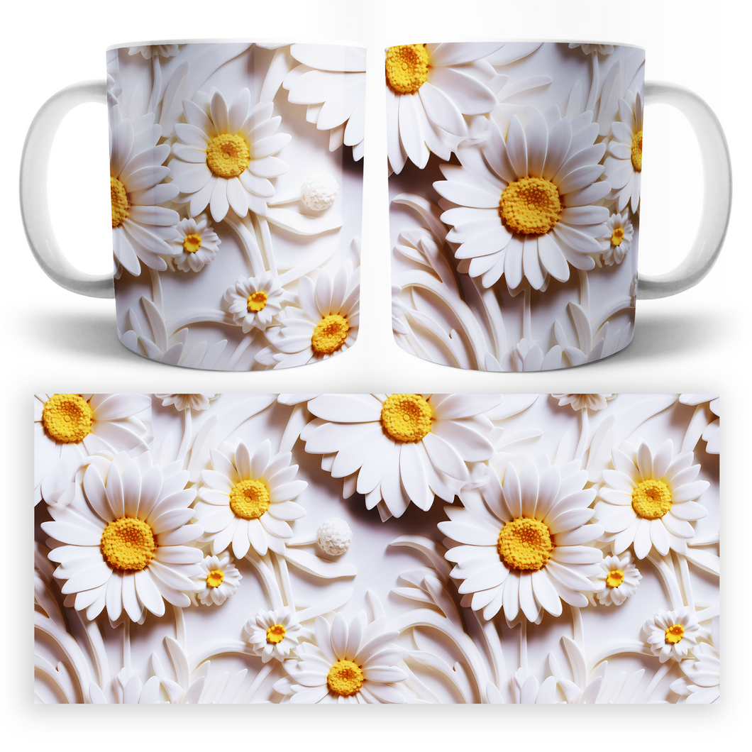 Taza Flores 3D Mod. 5