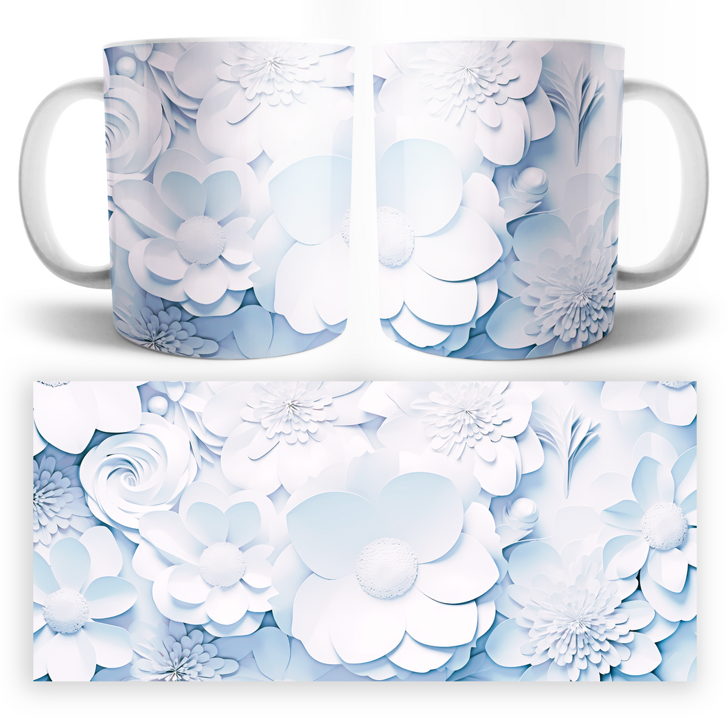 Taza Flores 3D Mod. 7