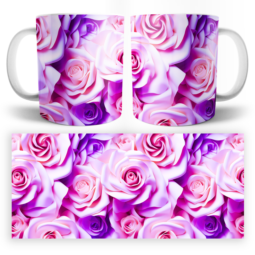 Taza Flores 3D Mod. 14