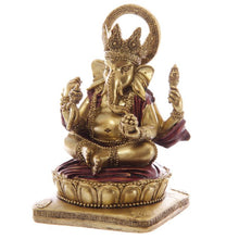 Cargar imagen en el visor de la galería, Ganesha Dorada y Roja 14 cm
