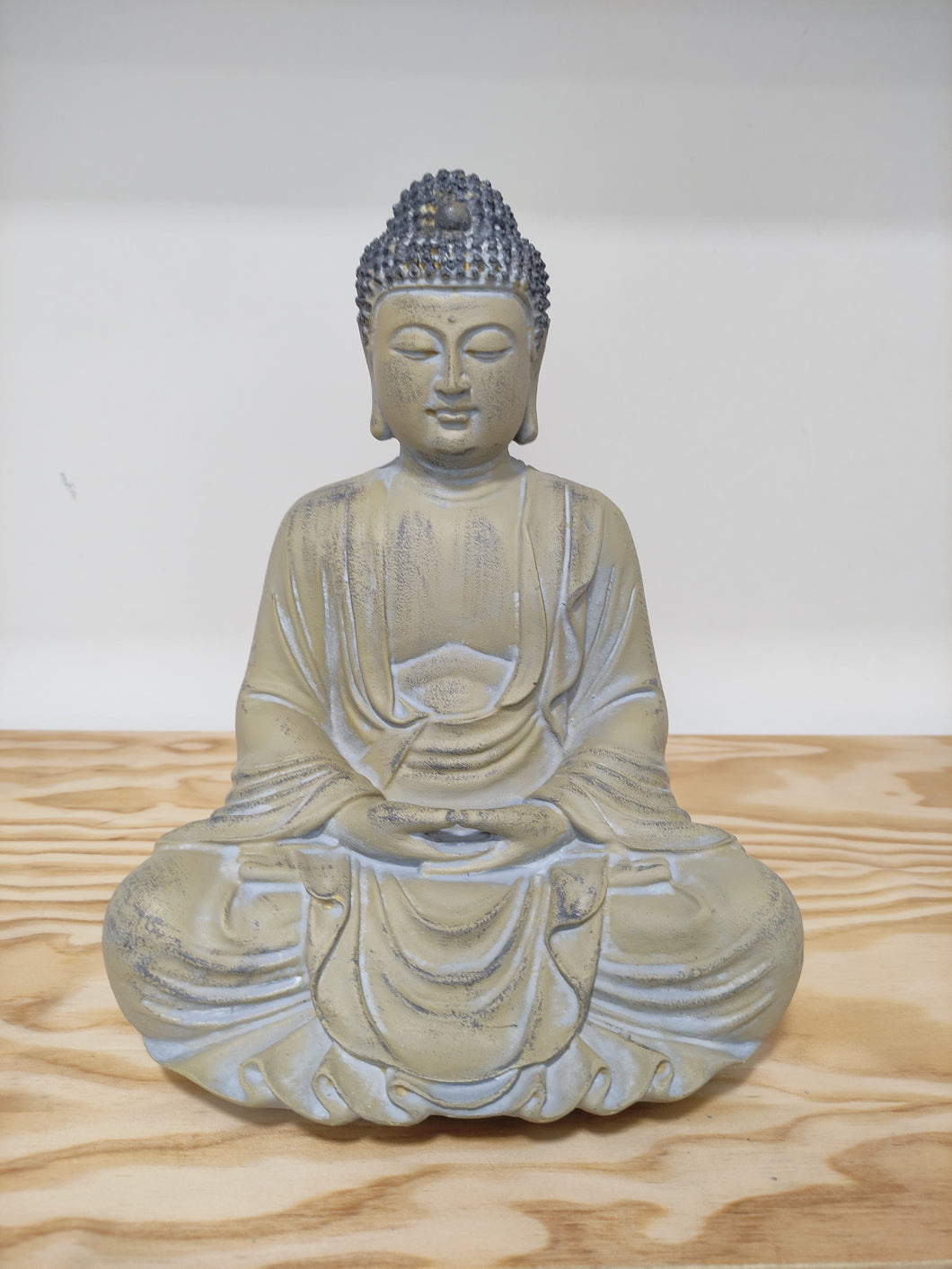 Buda Japonés Gris Piedra 25 cm