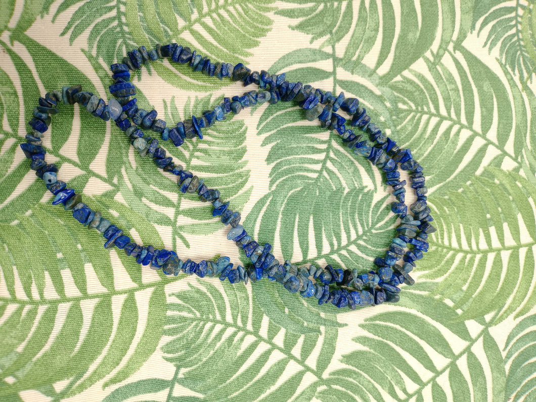 Collar Chip Lapislazuli 80 cm