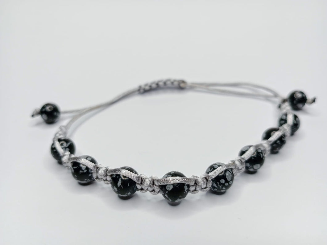 Pulsera Obsidiana Nevada Hilo