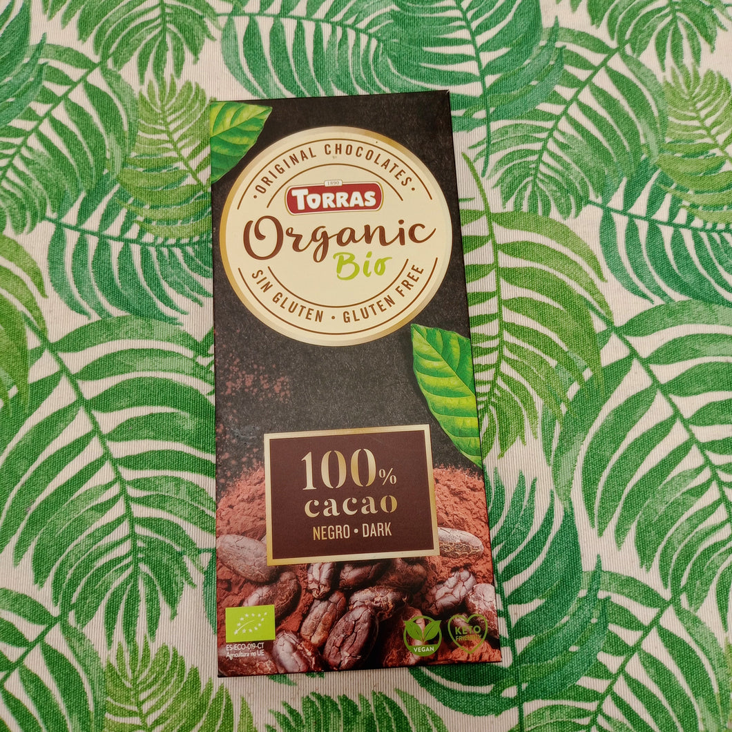 Chocolate Bio 100% Cacao Torras